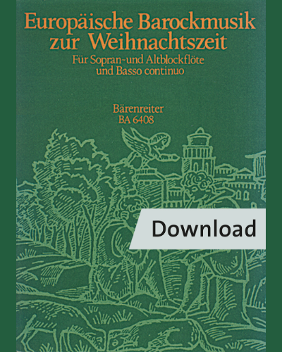 Europäische Barockmusik zur Weihnachtszeit für Sopran- und Altblockflöte oder andere Instrumente und Basso continuo — 合集