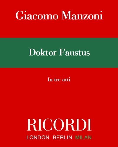 Doktor Faustus — Giacomo Manzoni