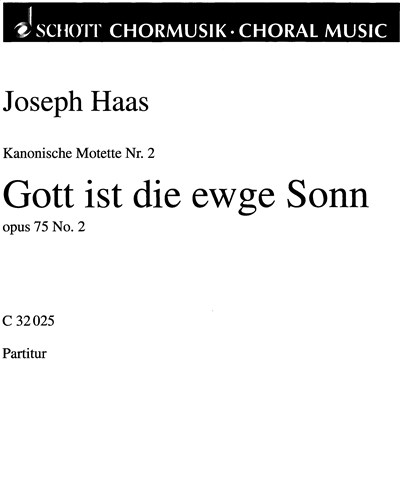 Kanonische Motetten — Joseph Haas