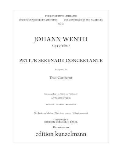 Petite Serenade Concertante — Johann Wenth