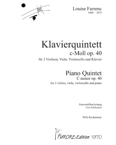Piano Quintet in C minor, op. 40 — Louise Farrenc