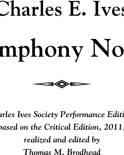 Symphony No. 4 — 艾夫斯