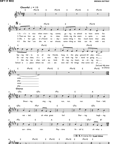 Isn't It Nice — Brenda Rattray