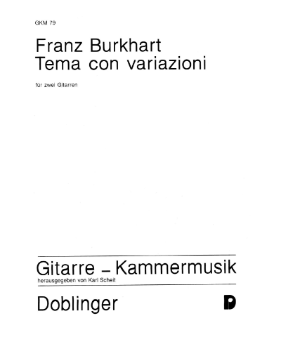 Tema con Variazioni — Franz Burkhart