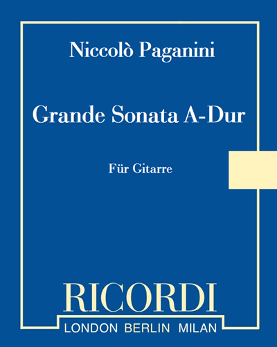 Grande Sonata in A major, op. M.S. 3 — 帕格尼尼
