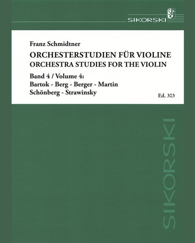 Orchestral Studies for Violin, Vol. 4 — Various