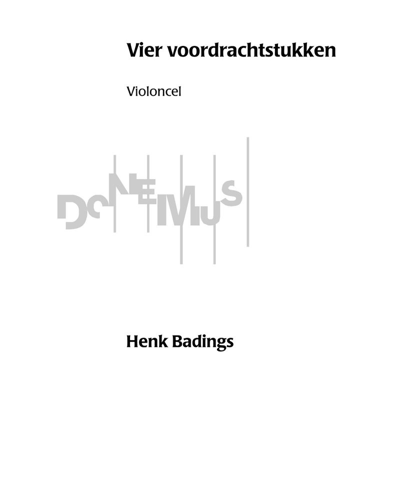 Four Recital Pieces, op. — Henk Badings
