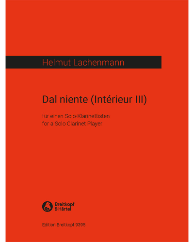 Dal niente — 赫尔穆特·拉亨曼