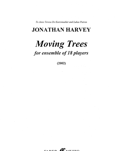 Moving Trees — 乔纳森·哈维