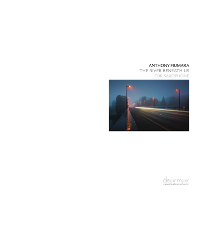 The River Beneath Us — Anthony Fiumara