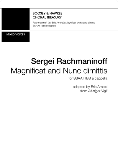 Magnificat and Nunc Dimittis — 拉赫玛尼诺夫