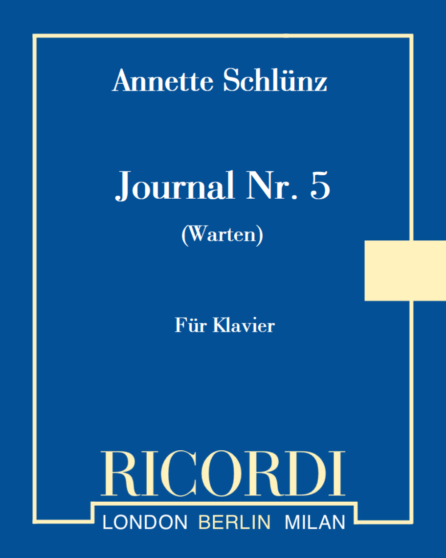 Journal No. 5 (Waiting) — Annette Schlünz