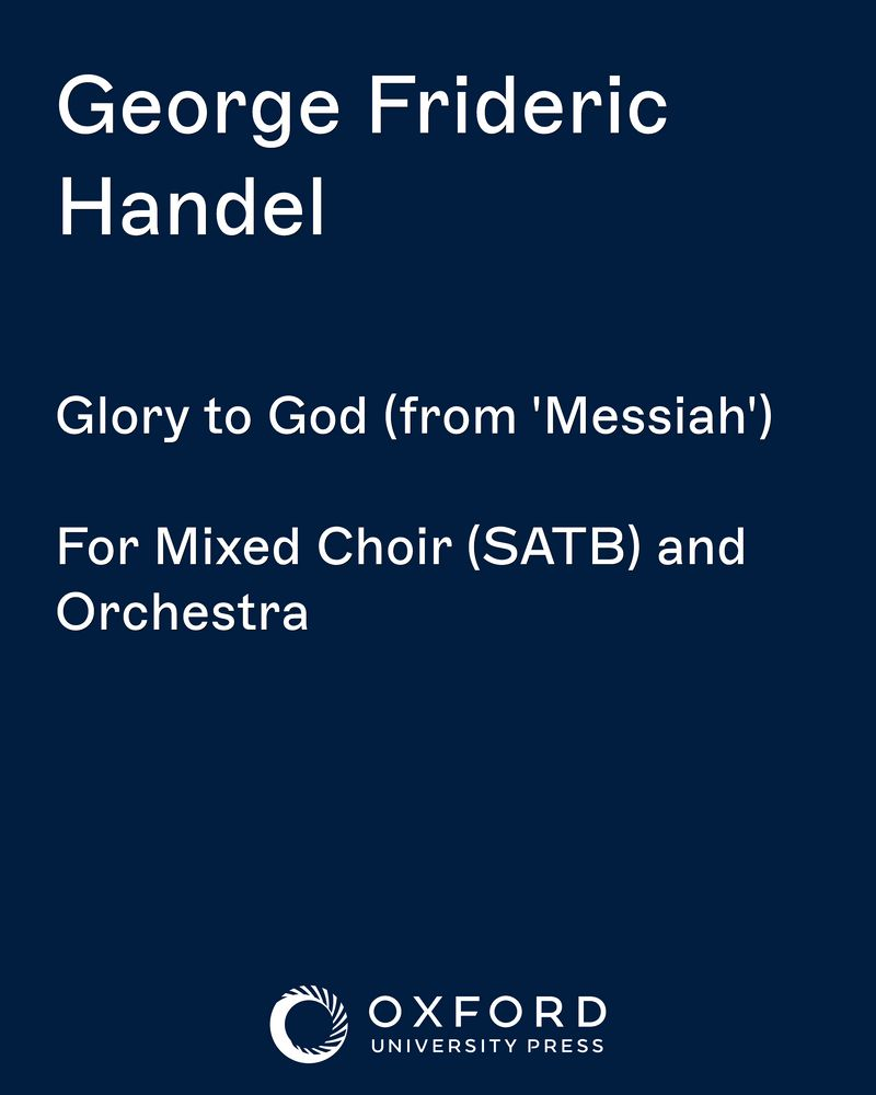 Glory to God (from 'Messiah') — 亨德尔