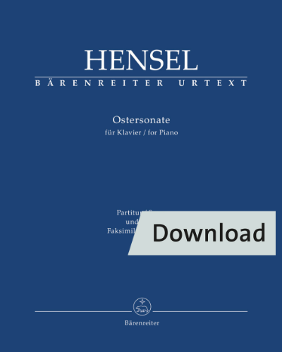 Ostersonate (“Easter Sonata”) for Piano — 范妮·门德尔松