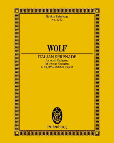 Italian Serenade in G major — 胡戈·沃尔夫