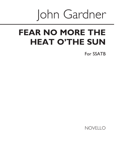 Fear No More the Heat o' the Sun (for SSATB) — John Gardner