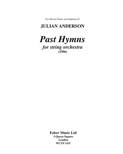 Past Hymns — Julian Anderson