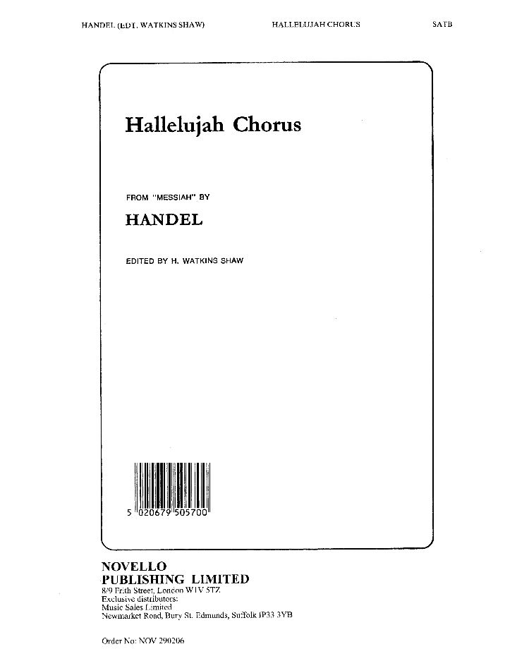Hallelujah Chorus (No. 44 from 'Messiah') — 亨德尔