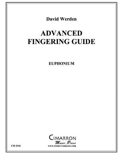 Advanced Fingering Guide — David Werden