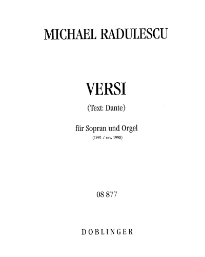 Versi — Michael Radulescu