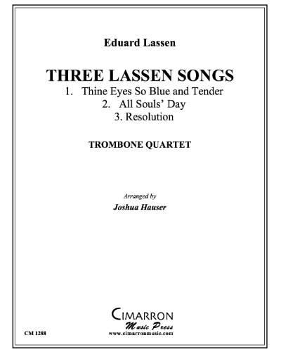 Three Lassen Songs — Eduard Lassen