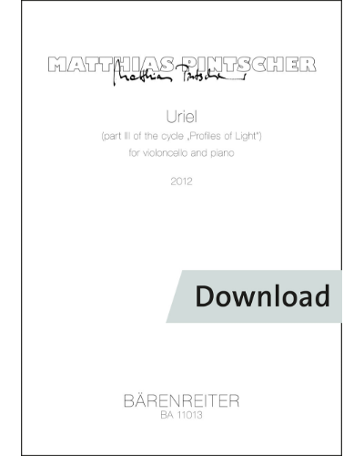 Uriel for violoncello and piano — Matthias Pintscher