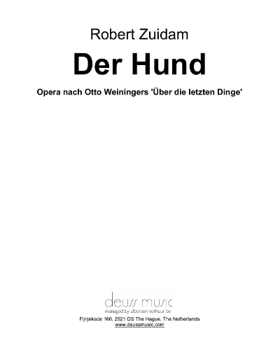 Der Hund — Robert Zuidam