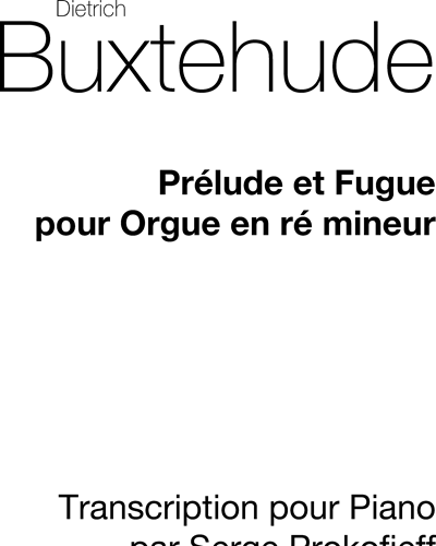 Prelude & Fugue, BuxWV 144, BuxWV 145 — 布克斯特胡德