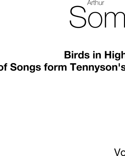 Birds in High Hall-Garden — Arthur Somervell