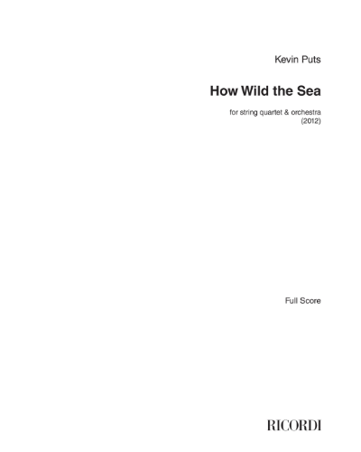 How Wild the Sea — Kevin Puts