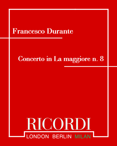Concerto in A major No. 8 'La Pazzia' — Francesco Durante
