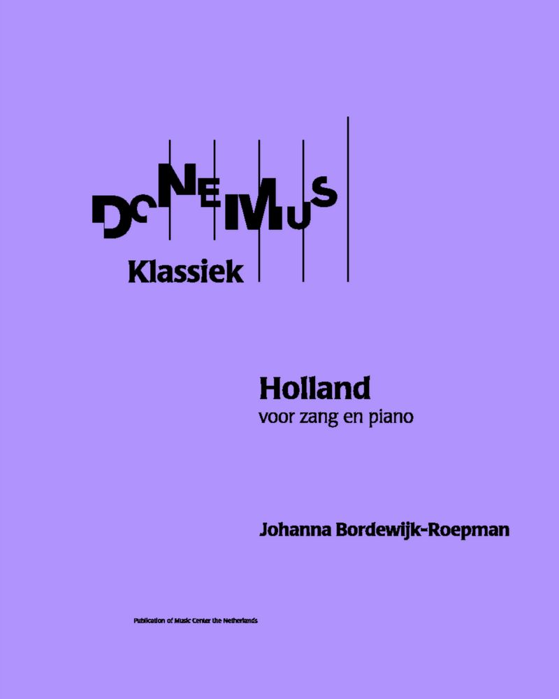 Holland — Johanna Bordewijk-Roepman