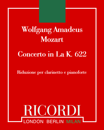 Concerto in A major, K. 622 — 莫扎特