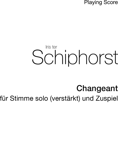 Changeant — Iris ter Schiphorst