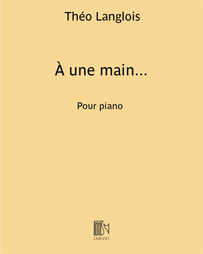 À une main... — Théo Langlois