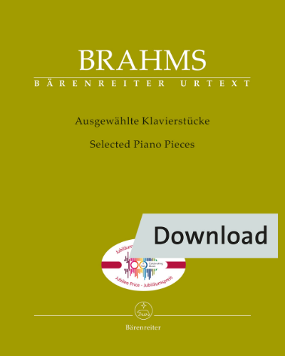 Selected Piano Pieces — 勃拉姆斯