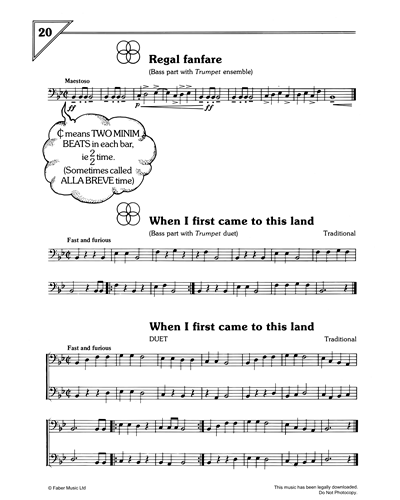 'Regal Fanfare' & 'When I First Came To This Land' — Traditional