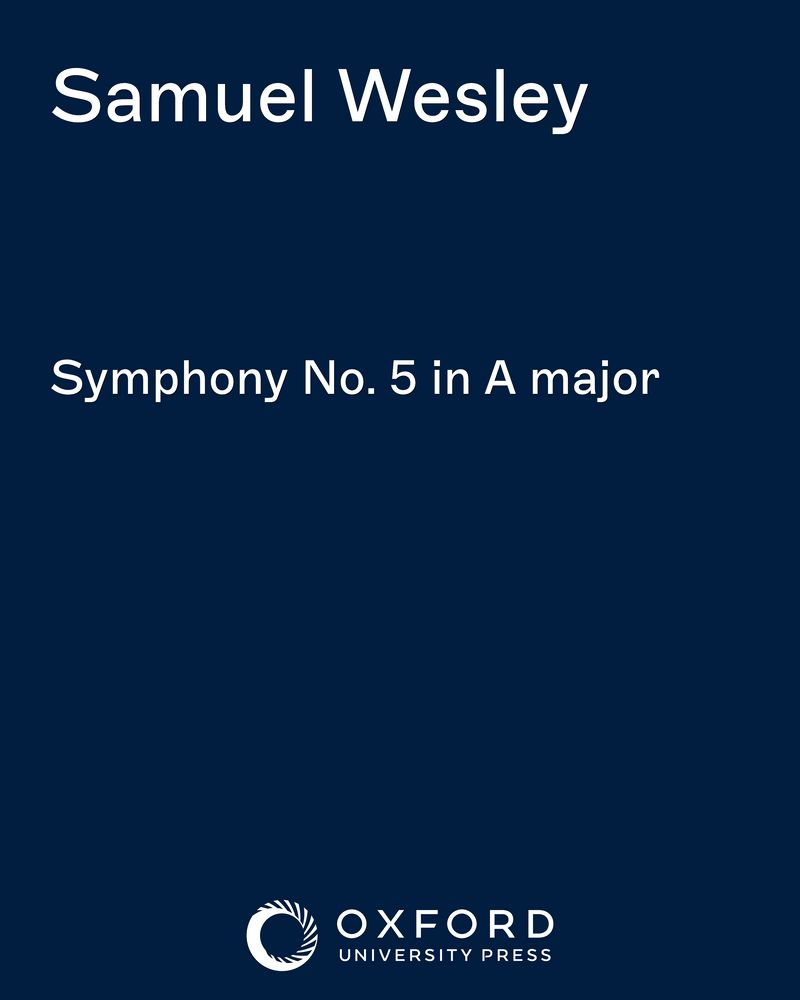 Symphony No. 5 in A major — Samuel Wesley