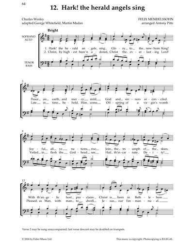 Hark! The Herald Angels Sing — Felix Mendelssohn Bartholdy