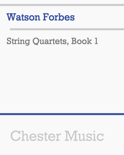 String Quartets, Book 1 — Watson Forbes