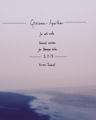 Groisauc-Aperthou — Kieran Timbrell