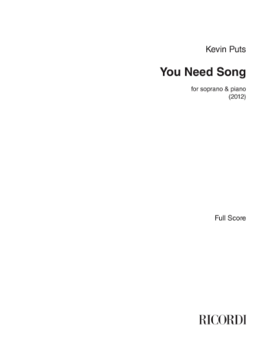 You Need Song — Kevin Puts