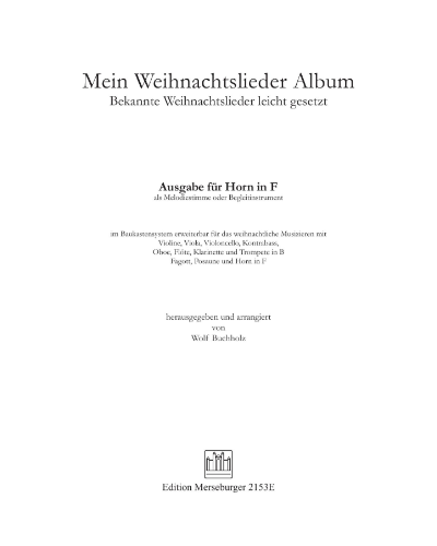My Christmas Album — Wolf Buchholz