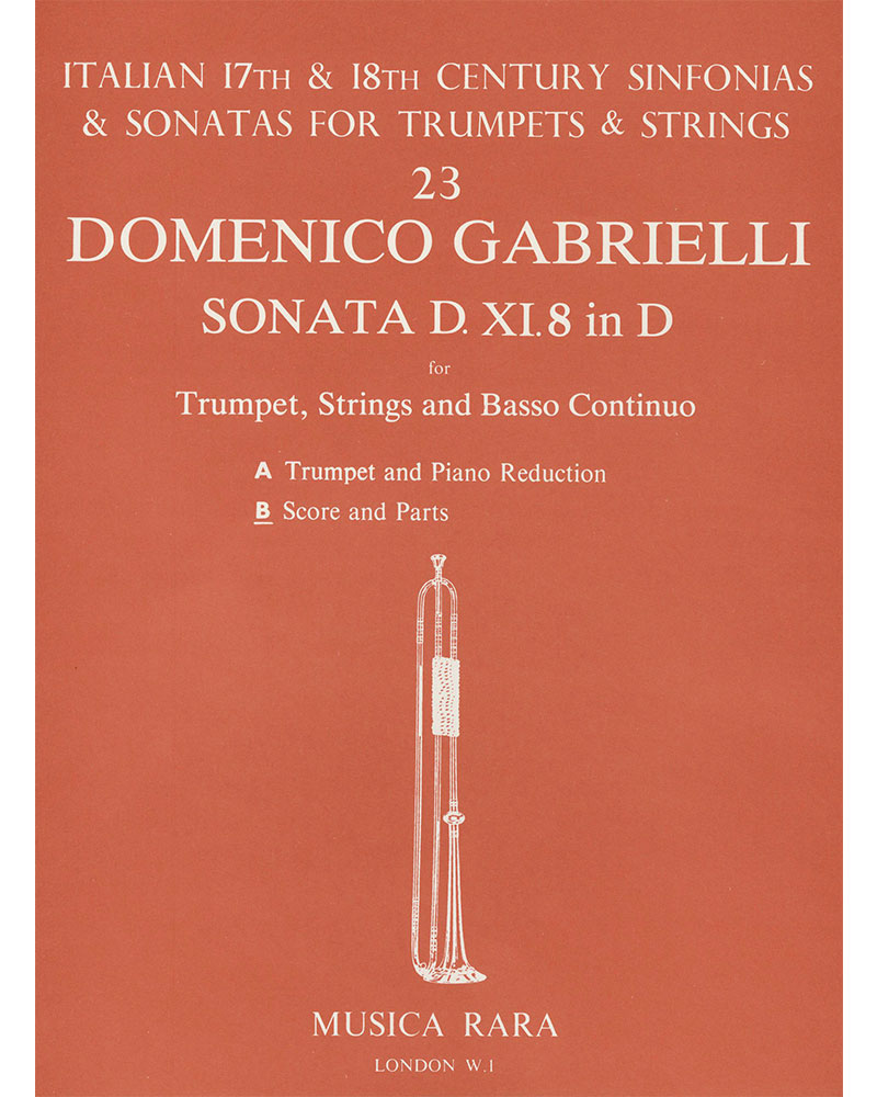 Sonata in D, D. XI. 8 — Domenico Gabrielli