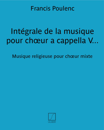 Intégrale de la musique pour chœur a cappella Vol. 2 — 普朗克