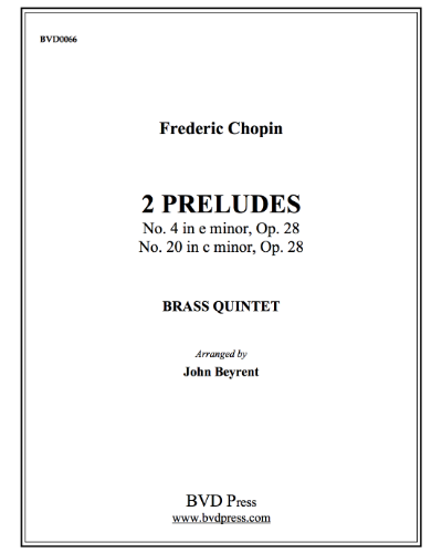 Two Preludes, op. 28 — 肖邦