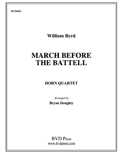 March Before the Battell — 威廉·伯德
