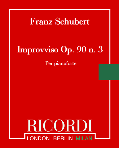 Improvviso, op. 90 No. 3 — 舒伯特