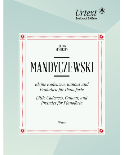 Cadences, Canons and Preludes — Eusebius Mandyczewski