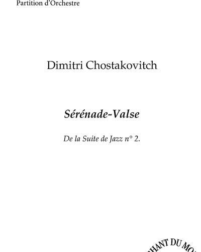 Sérénade-Valse — 肖斯塔科维奇